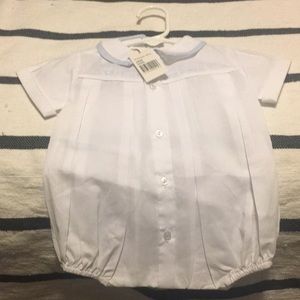 Baby two piece romper with matching sweater